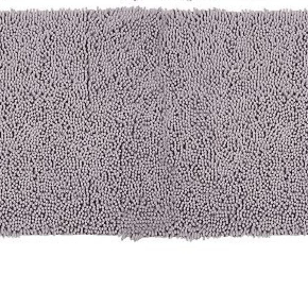 Lavish Home Chenille Bathroom Rug 58